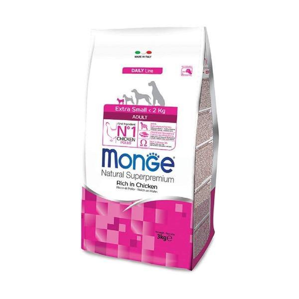 Monge Natural Superpremium Extra Small Adult Pollo 3kg Monge Natural Superpremium Extra Small Adult Pollo 3kg